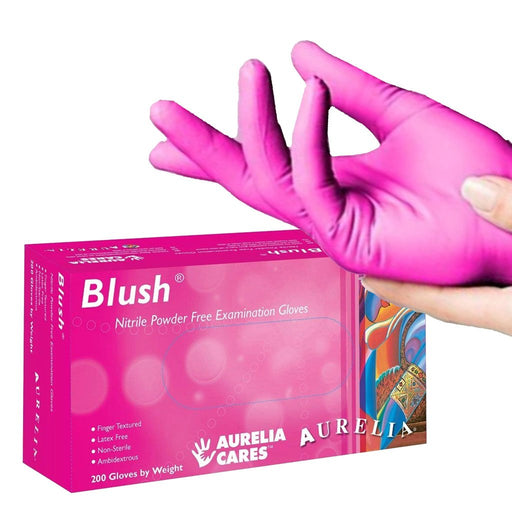 Aurelia® Blush™ Pink Nitrile Exam Gloves