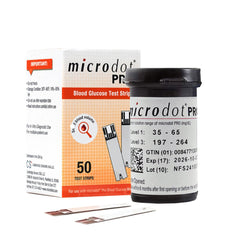 microdot® PRO Glucometer Test Strips