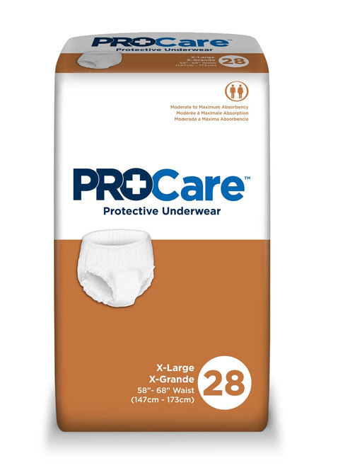 ProCare™ Pull On Absorbent Underwear - Unisex, Moderate Absorbency / (58-60") X-Large