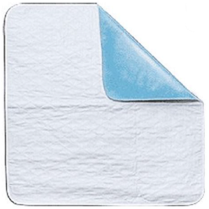 Cardinal Health™ Essentials Underpad - Polyester & Rayon w/ PVC Plaid Backing, Moderate Absorbency / 34" x 36"