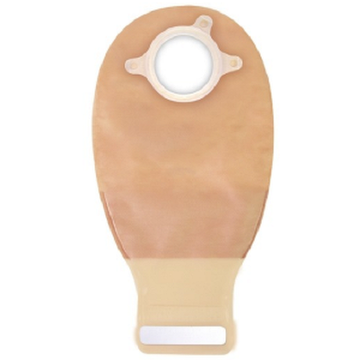 Natura® Two-Piece System Ostomy Pouch - Drainable, InvisiClose® & Filter, 57mm (2.25") Flange / 12" Length