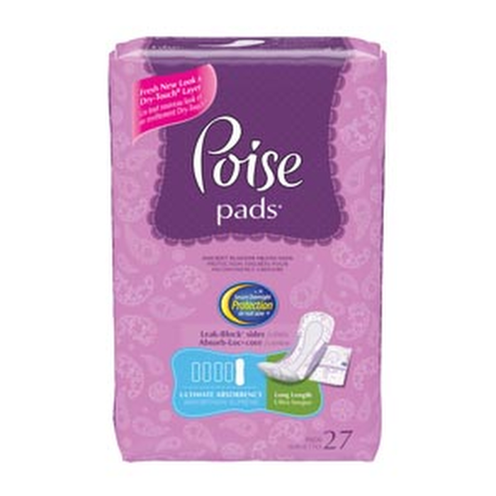 Poise® Fresh Protection™ Bladder Control Pad - Long, Ultimate Absorbancy / 15.9" Length