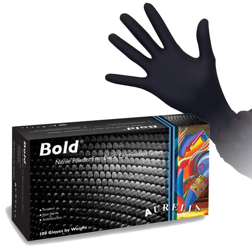 Aurelia® Bold™ Black Nitrile Exam Gloves
