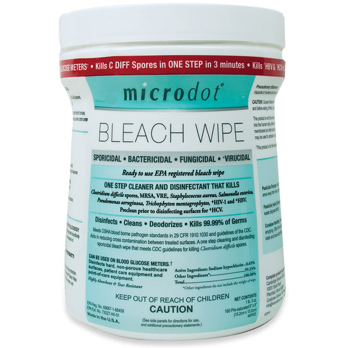 Microdot® Bleach Wipe