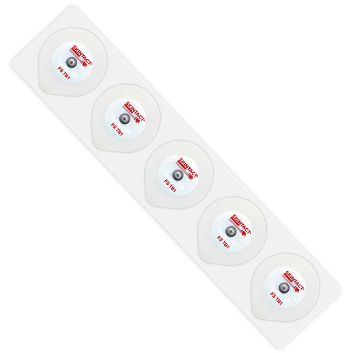 Skintact® FSTB1/5 Foam Lift-Tab Solid Gel Electrodes (5/Strip)