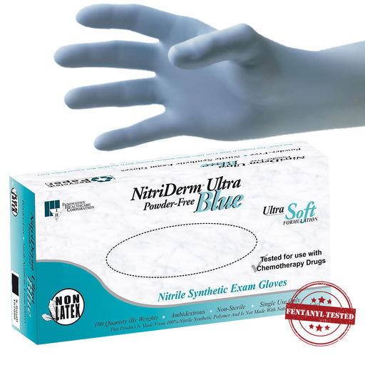 NitriDerm® Ultra Blue Nitrile Exam Gloves