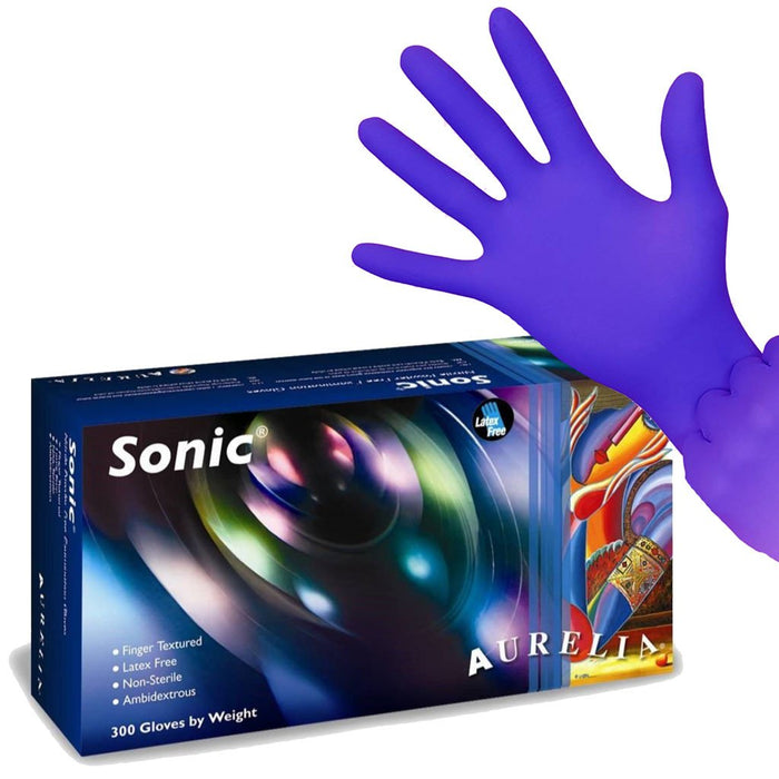 sonic handschuhe Aurelia Sonic® Indigo Nitrile Exam Gloves — Horizon Medical Products